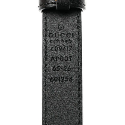 Gucci Calfskin Double G 20mm Belt 65 26 Black 5 of 5