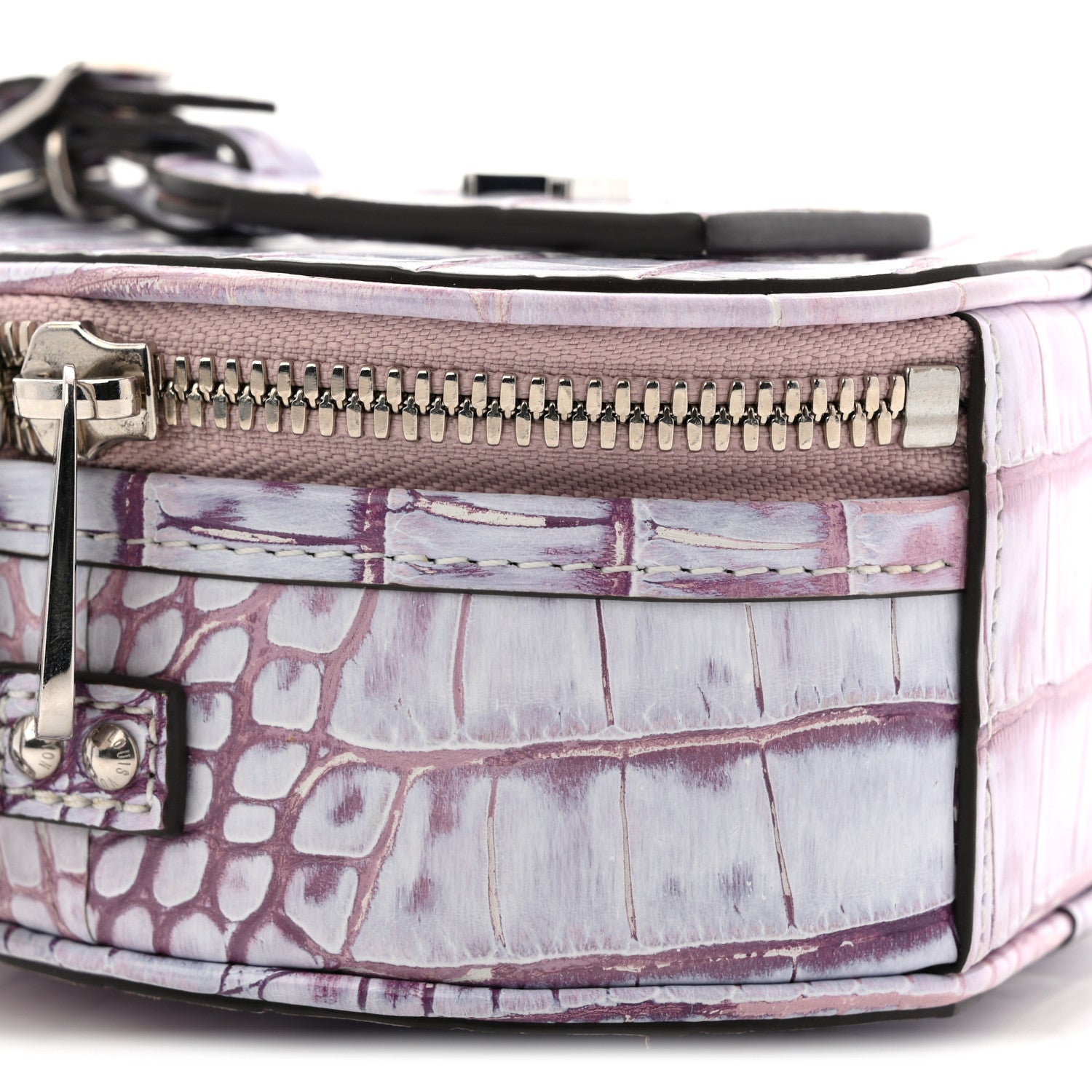 Louis Vuitton Crocodile Mini Boite Chapeau Light Purple 14 of 17