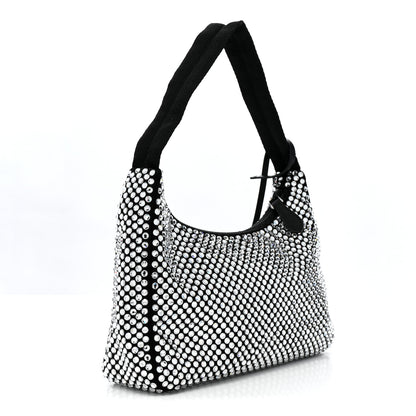 Prada Satin Crystal Mini Re-Edition 2000 Bag Cristal 3 of 11