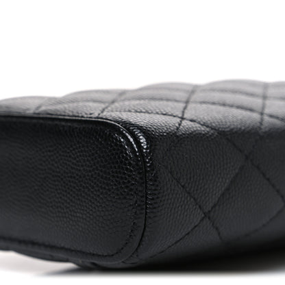 Chanel Caviar Quilted Phone Holder With Chain Black 10 of 10