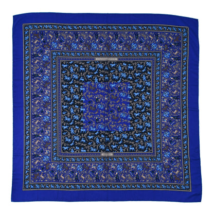 Hermes Cashmere Silk Chasse En Inde Shawl 140 1 of 3