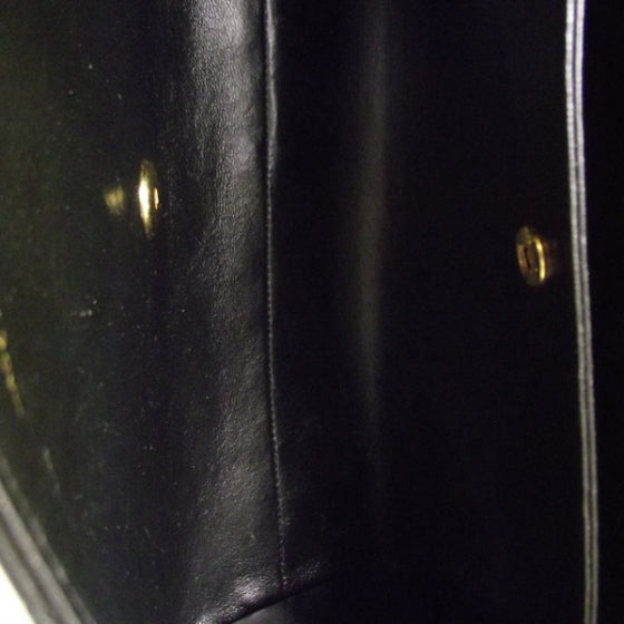 Lambskin Jumbo Flap Black