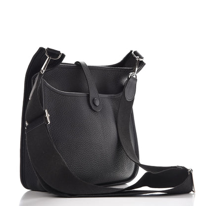 Hermes Taurillon Clemence Evelyne III PM Black 3 of 10