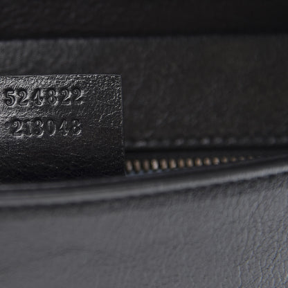 Gucci Calfskin Diagonal GG Medium Thiara Double Envelope Shoulder Bag Emerald Green Black 6 of 13
