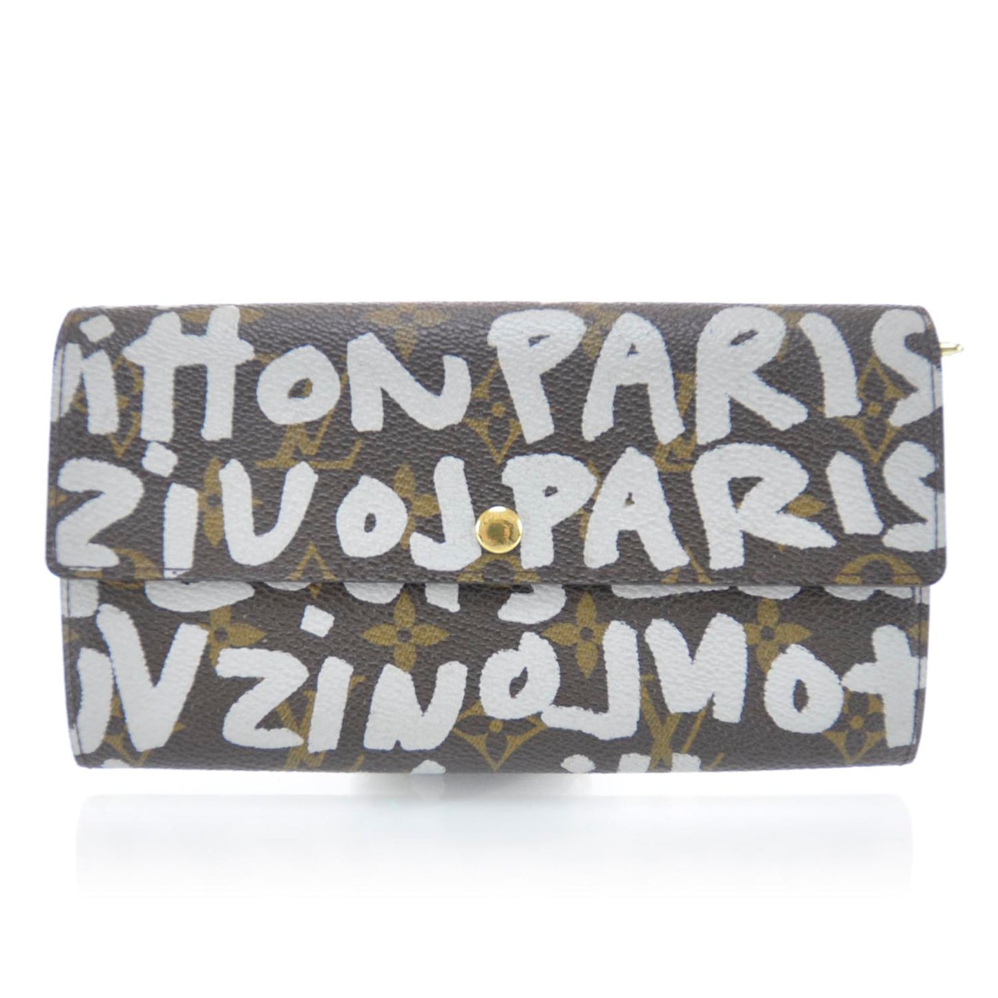 Monogram Graffiti Porte-Monnaie Wallet Silver