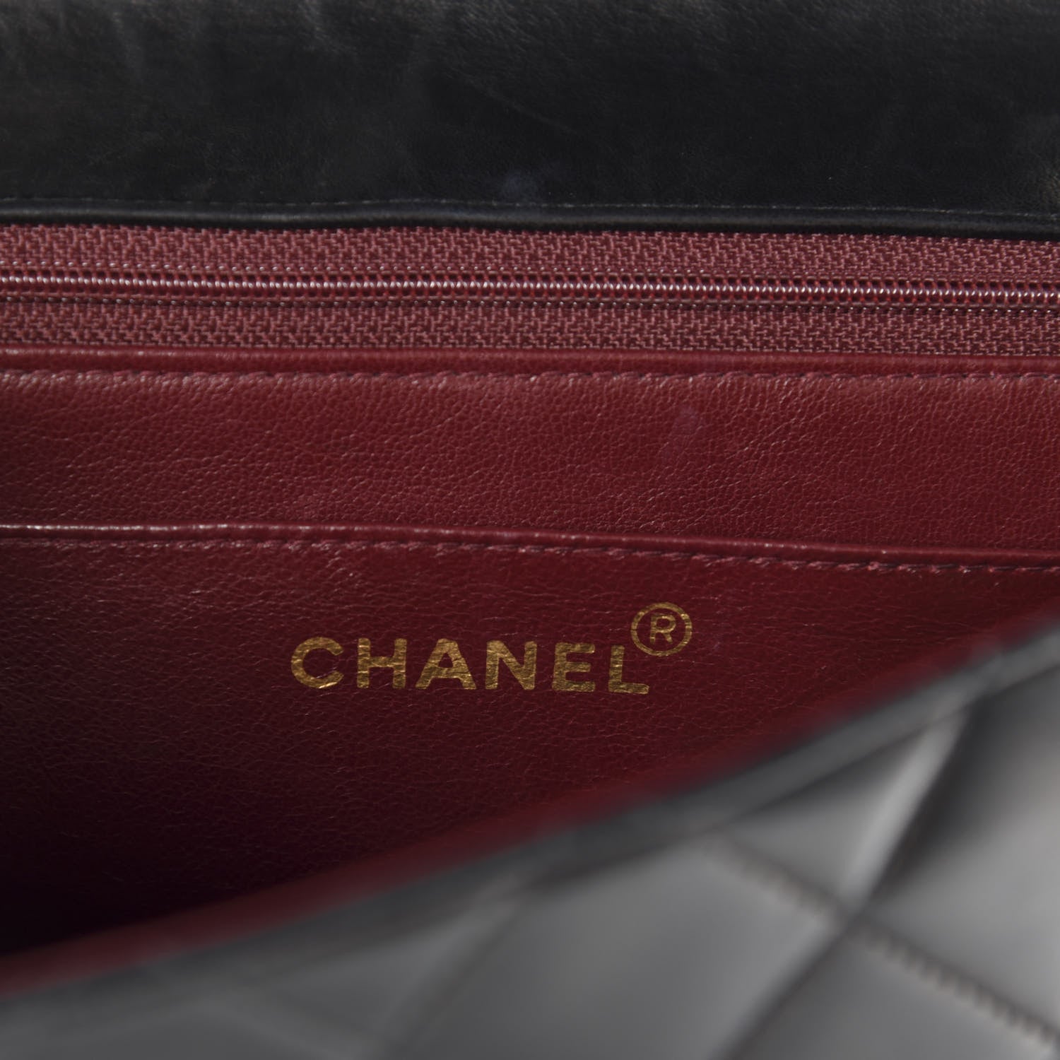Chanel Lambskin Quilted Medium Single Flap Black 8 of 10
