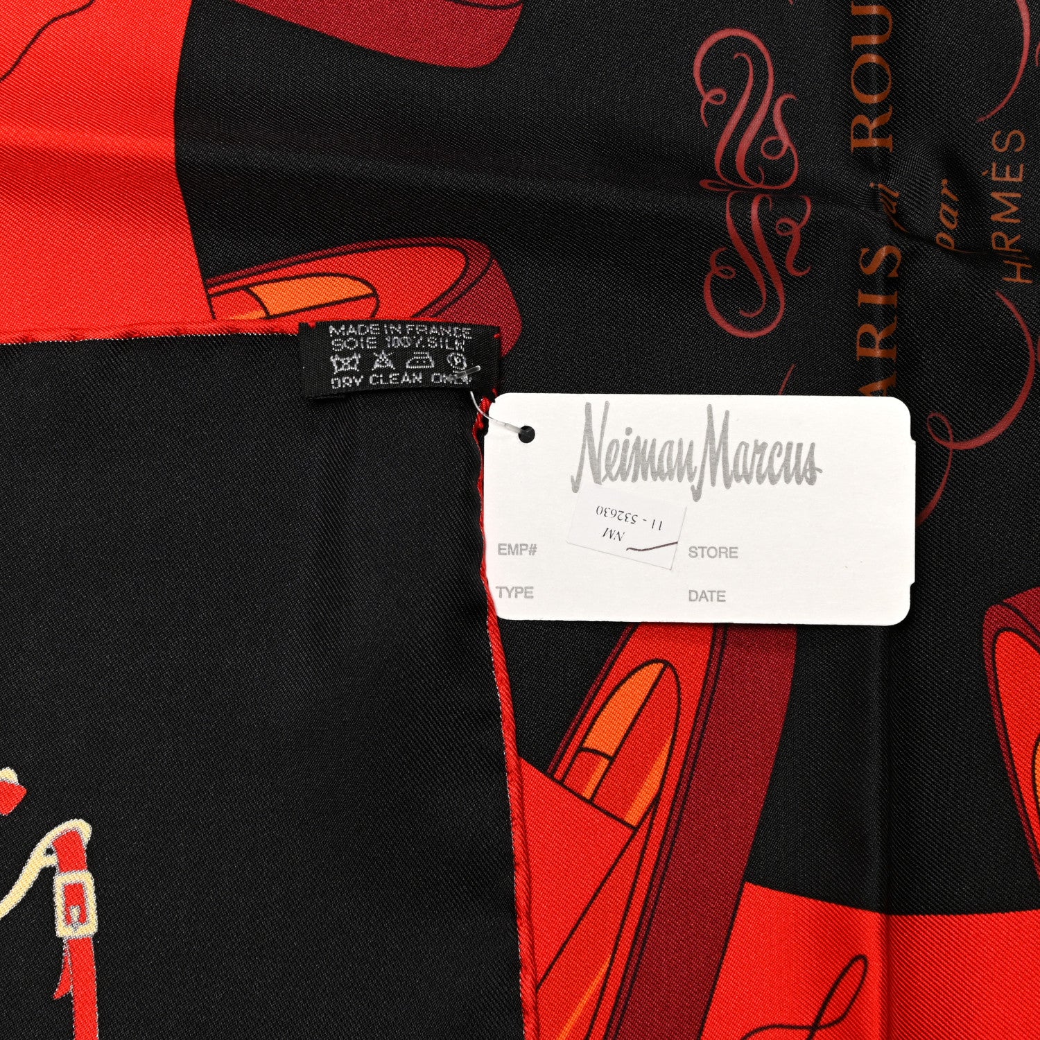 Hermes Silk Paris Qui Roule Scarf 90 4 of 4