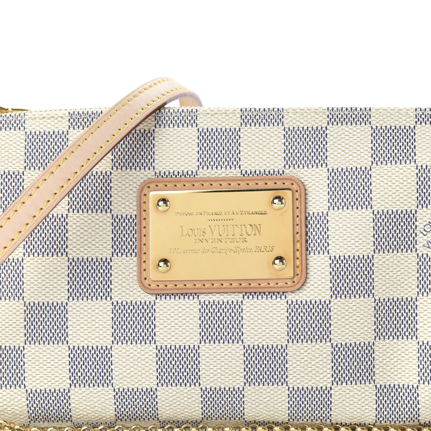 Louis Vuitton Damier Azur Eva Clutch 10 of 10