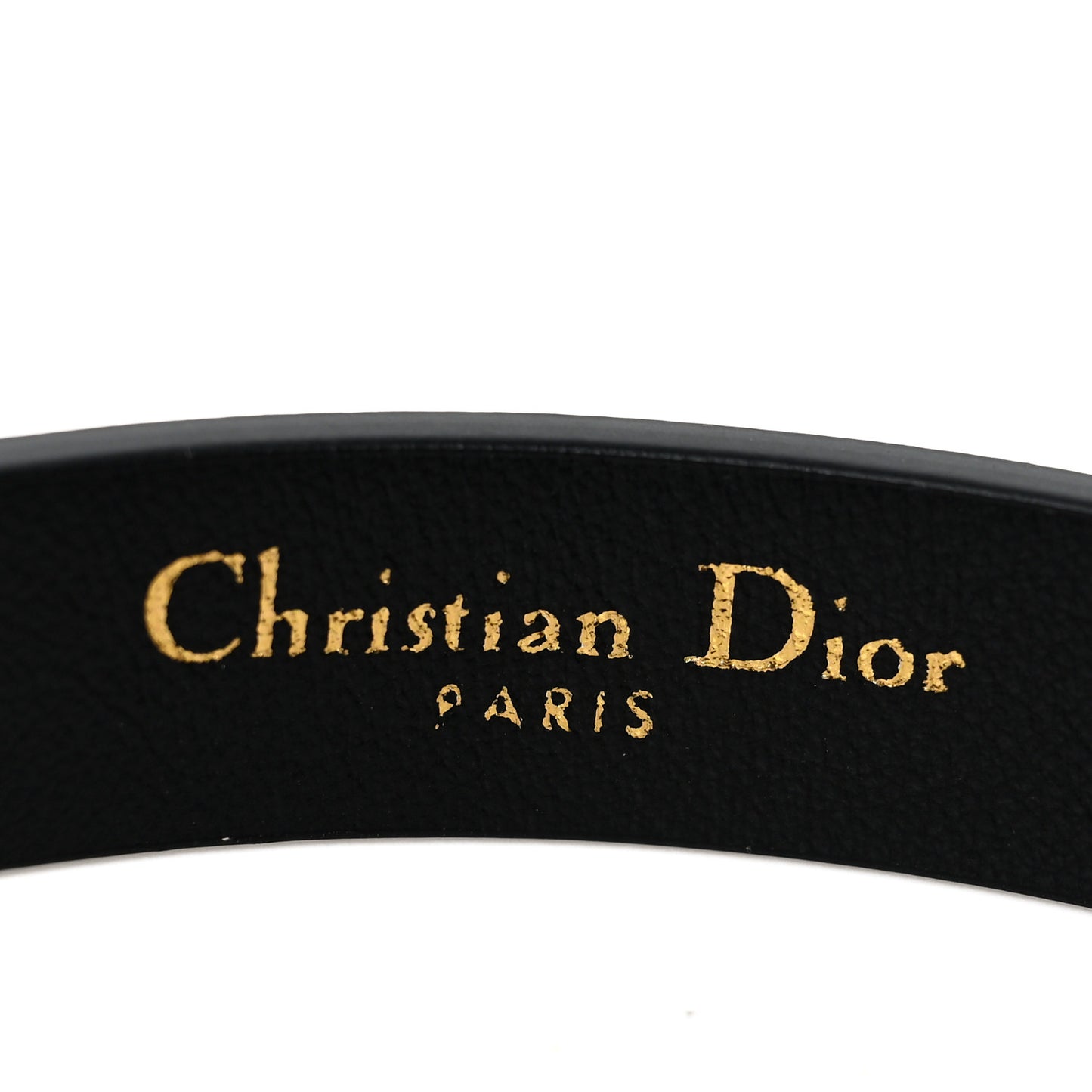 Calfskin Chain Belt 70 Black