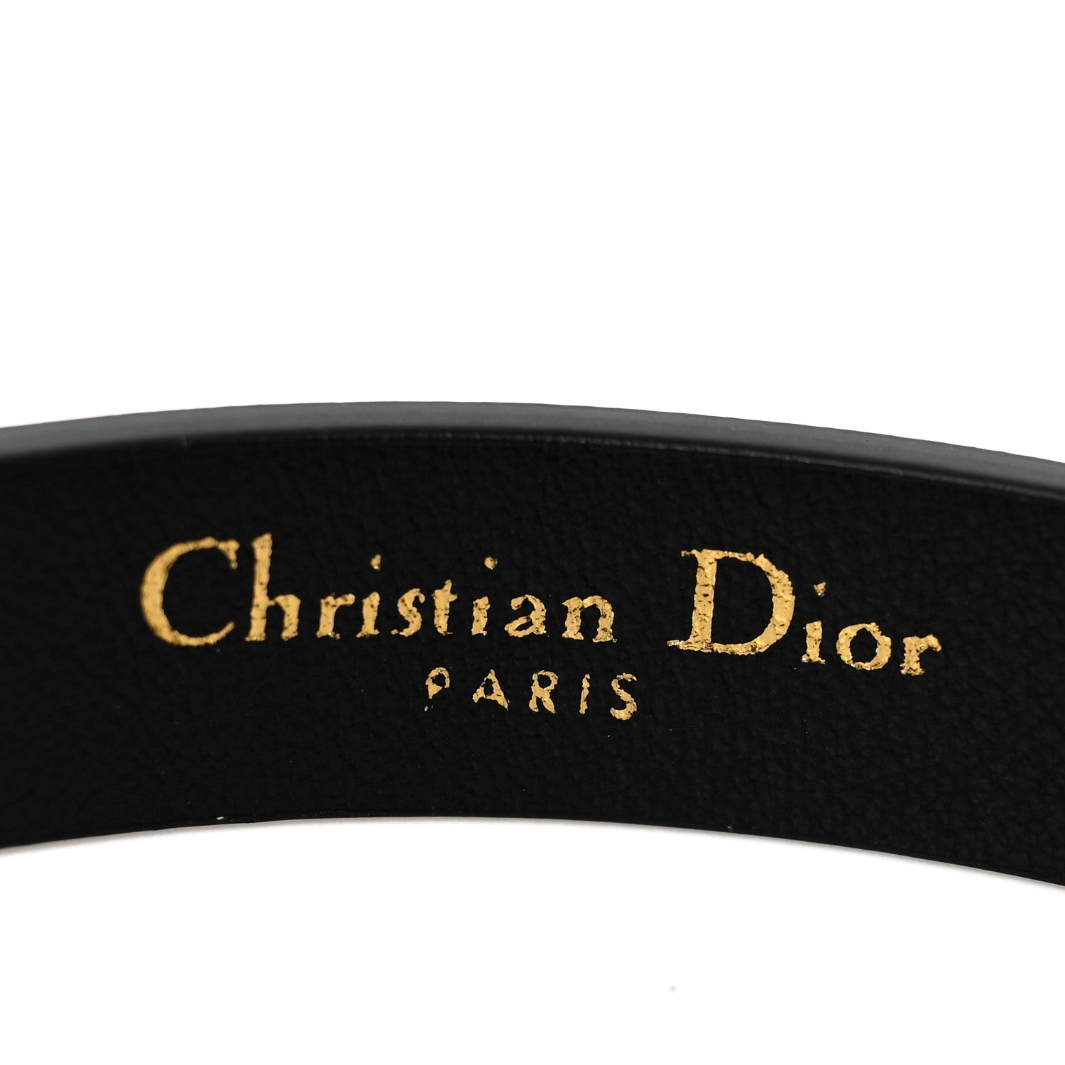 Christian Dior Calfskin Chain Belt 70 Black 3 of 4