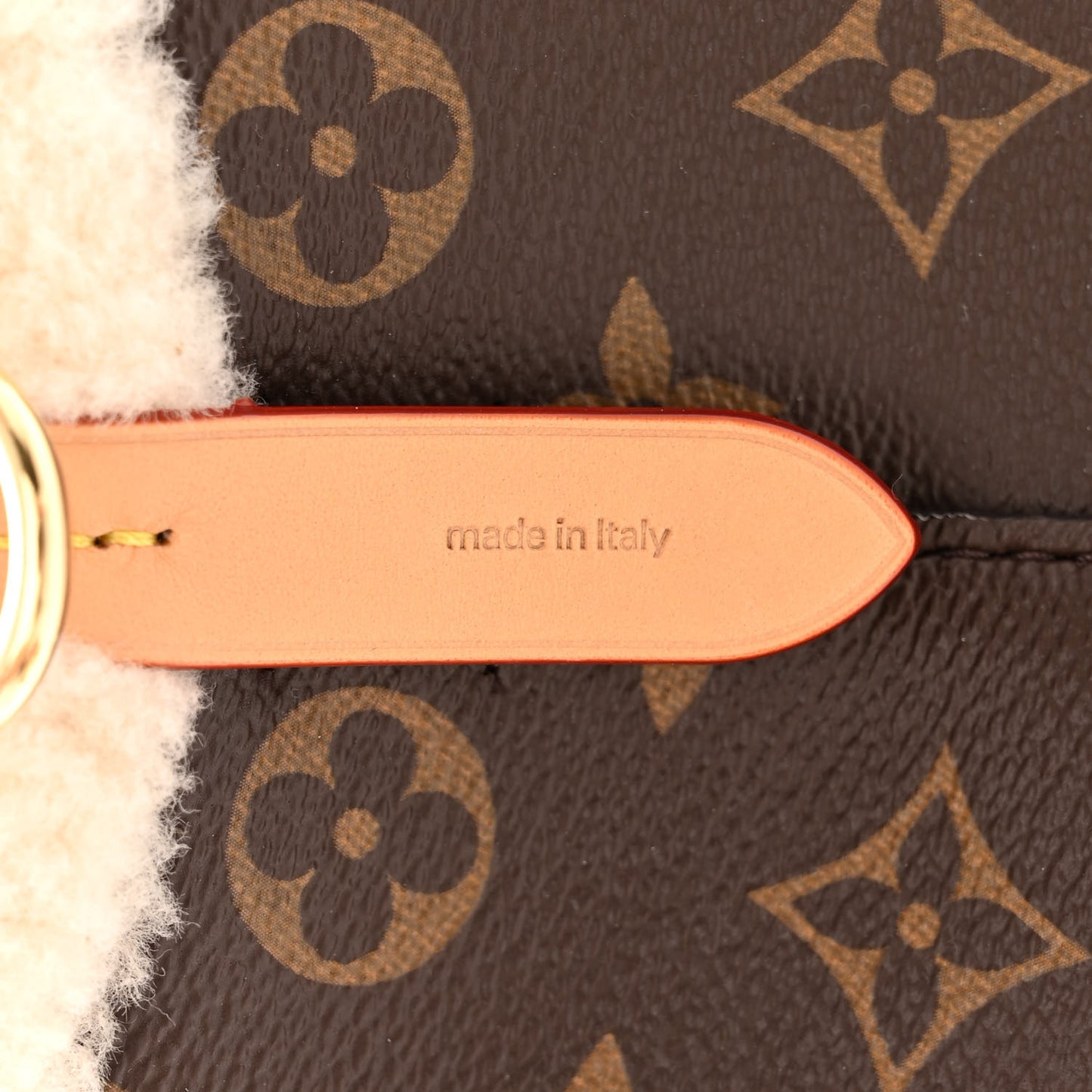 Monogram Shearling Cozygram Neonoe BB