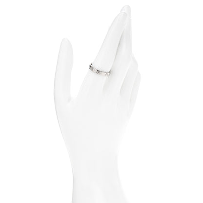 Cartier 18K White Gold 3.5mm LOVE Wedding Band Ring 59 8.75 2 of 4