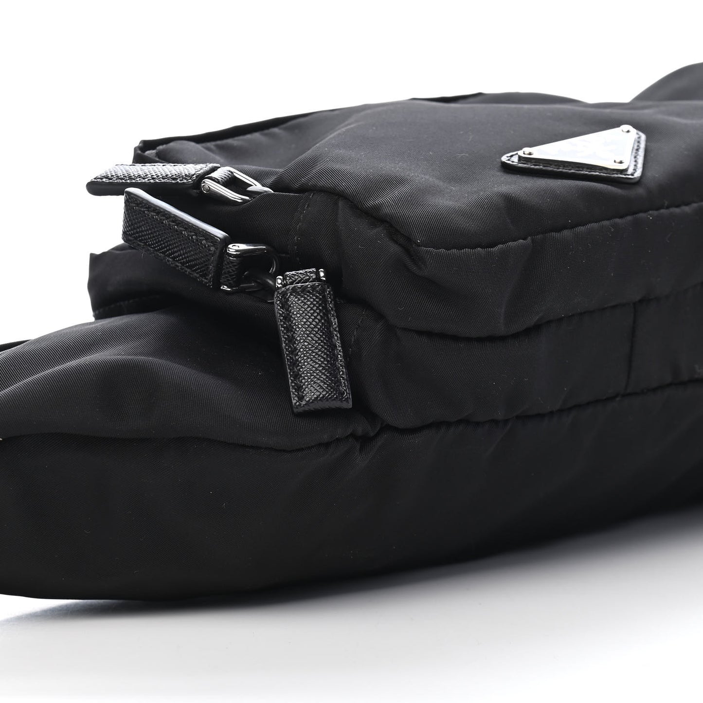 Tessuto Nylon Montagna Belt Bag Black