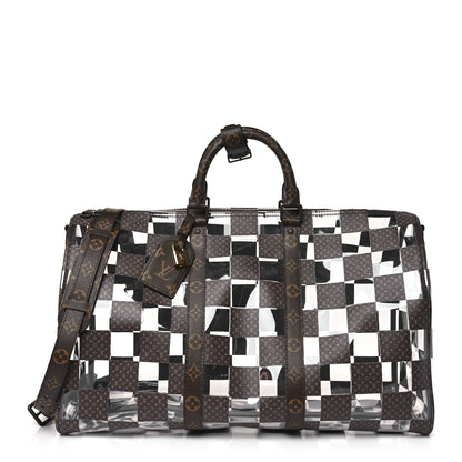 Louis Vuitton PVC Monogram Chess Keepall Bandouliere 50 1 of 7