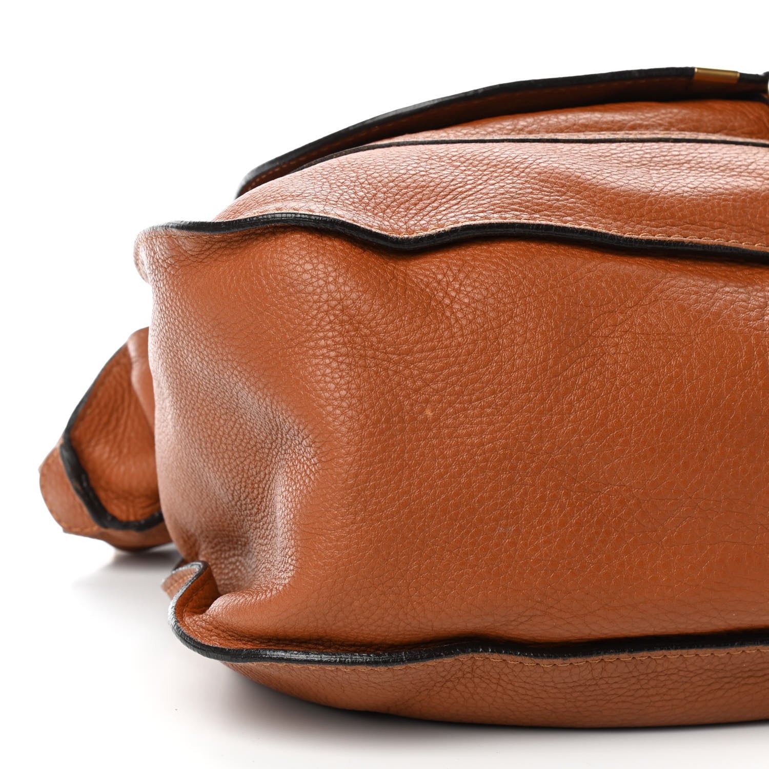 Chloe Calfskin Large Marcie Satchel Tan 9 of 10