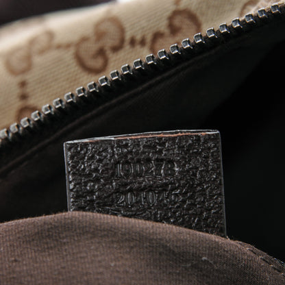 Gucci GG Monogram Web Medium Classic Backpack Brown 7 of 7