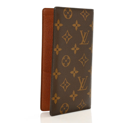 Louis Vuitton Monogram Porte Valeurs Checkbook Wallet 3 of 7