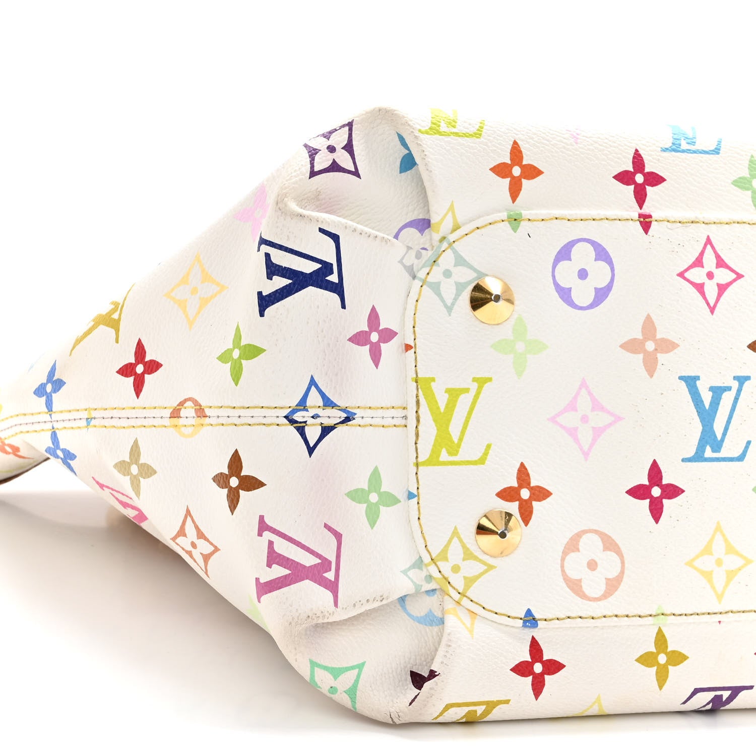 Louis Vuitton Monogram Multicolor Annie MM White 8 of 13