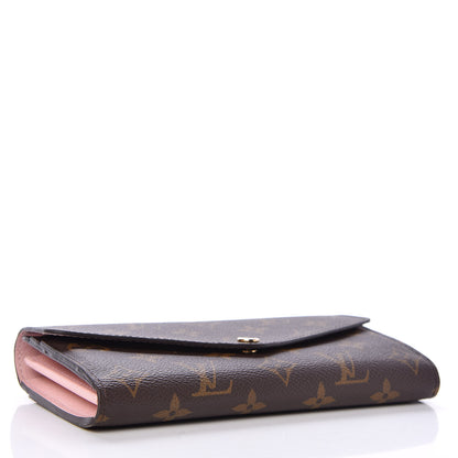 Louis Vuitton Monogram Sarah Wallet NM Rose Ballerine 4 of 7