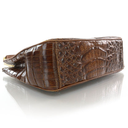 Chanel Alligator Tote Brown 4 of 8