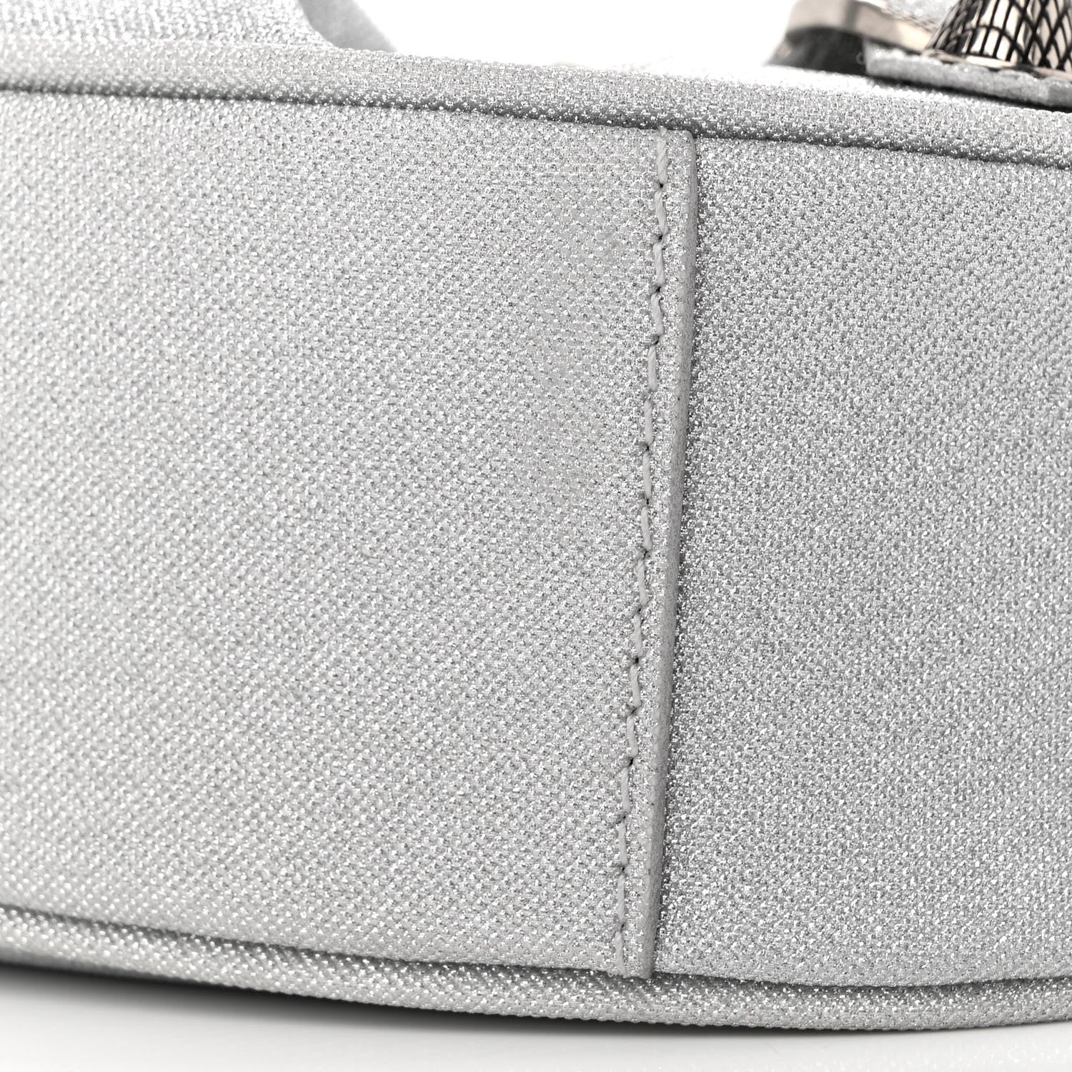Balenciaga Sparkling Fabric Le Cagole Shoulder Bag XS Silver 9 of 9