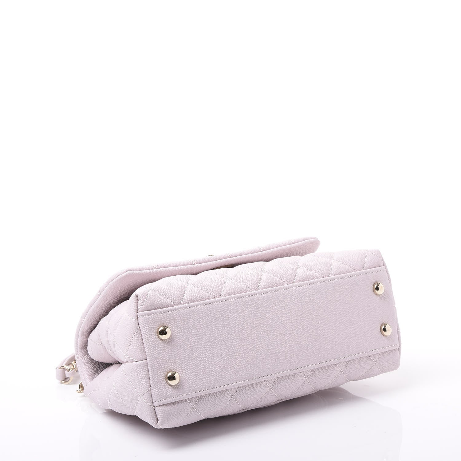 Chanel Caviar Quilted Mini Coco Handle Flap Lilas Lilac 3 of 9
