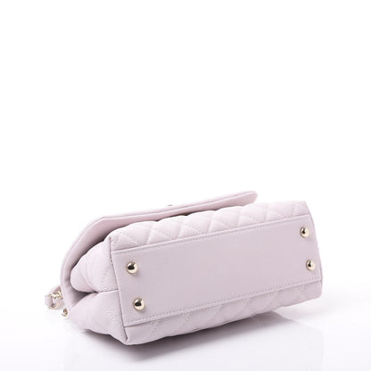 Chanel Caviar Quilted Mini Coco Handle Flap Lilas Lilac 3 of 9