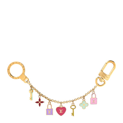 Louis Vuitton Enamel Pretty Charms Key Chain Holder Bag Charm 1 of 3