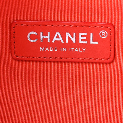 Chanel Aged Calfskin Quilted Medium Gabrielle Hobo Red 5 of 9