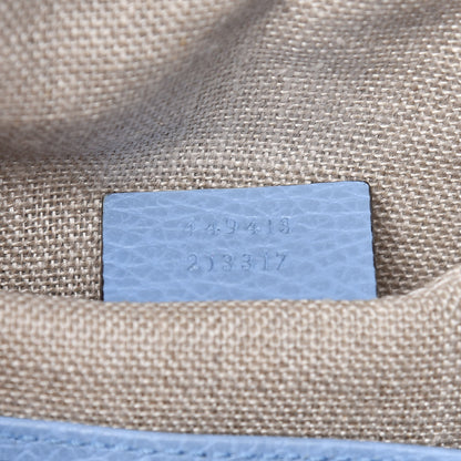 Gucci Monogram Mini Bree Messenger Bag Beige Mineral Blue 7 of 11