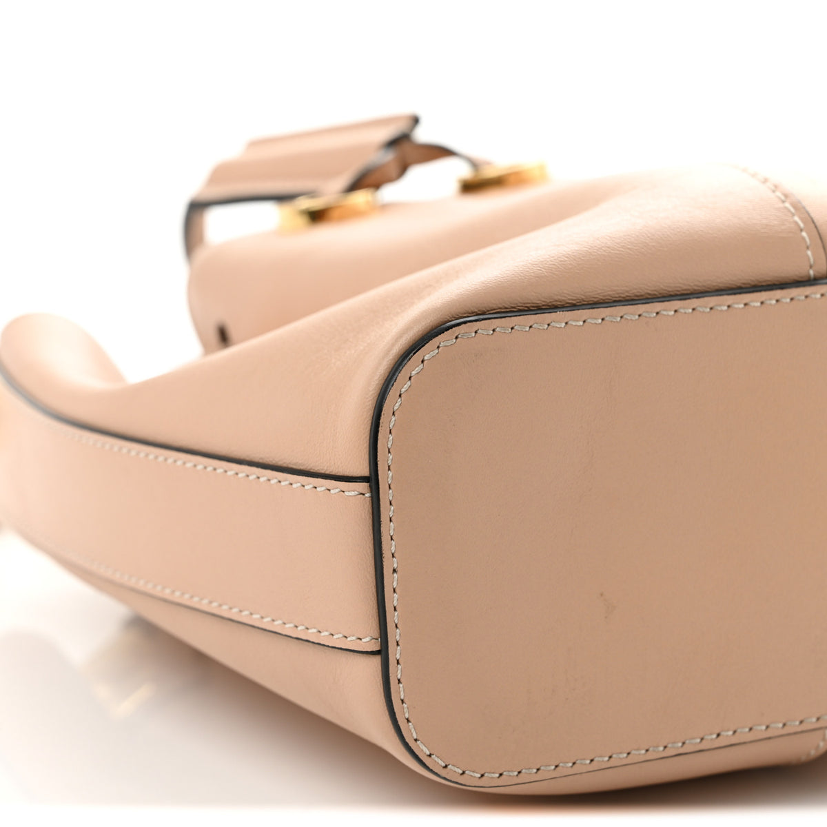 Chloe Calfskin Gala Small Bucket Bag Blush Nude 8 of 11