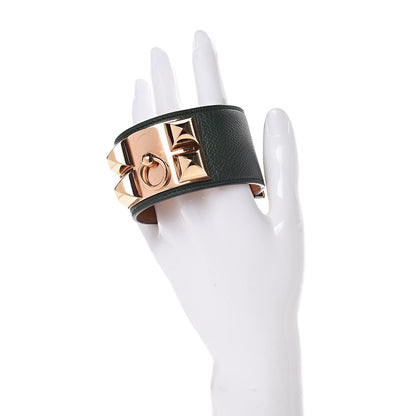 Hermes Epsom Collier de Chien CDC Bracelet L Vert Anglais 2 of 6