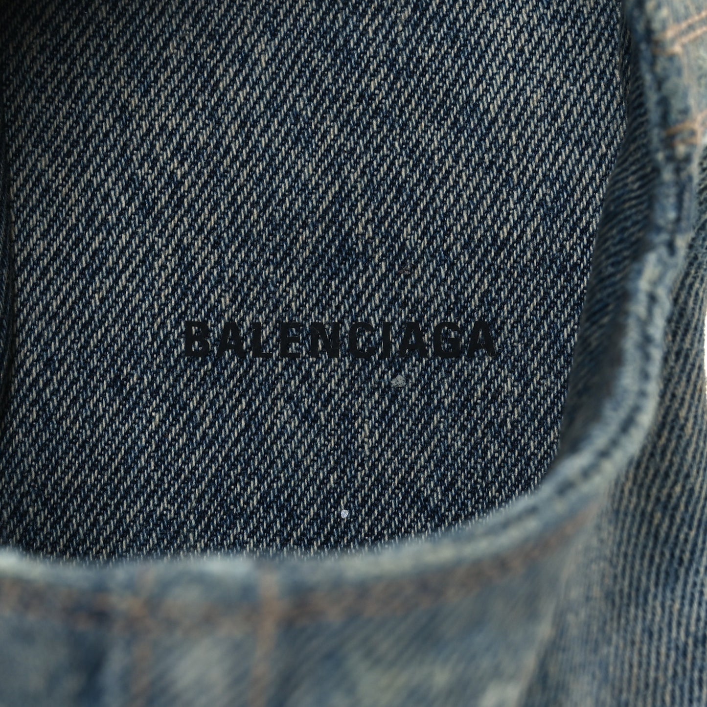 Calfskin Denim Babouche Mules 39