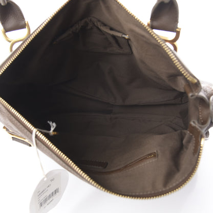 Chloe Calfskin Large Marcie Satchel Oak 4 of 8