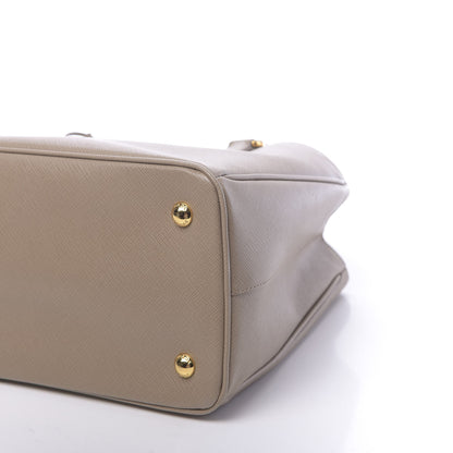 Prada Saffiano Lux Medium Tote Visone 10 of 10