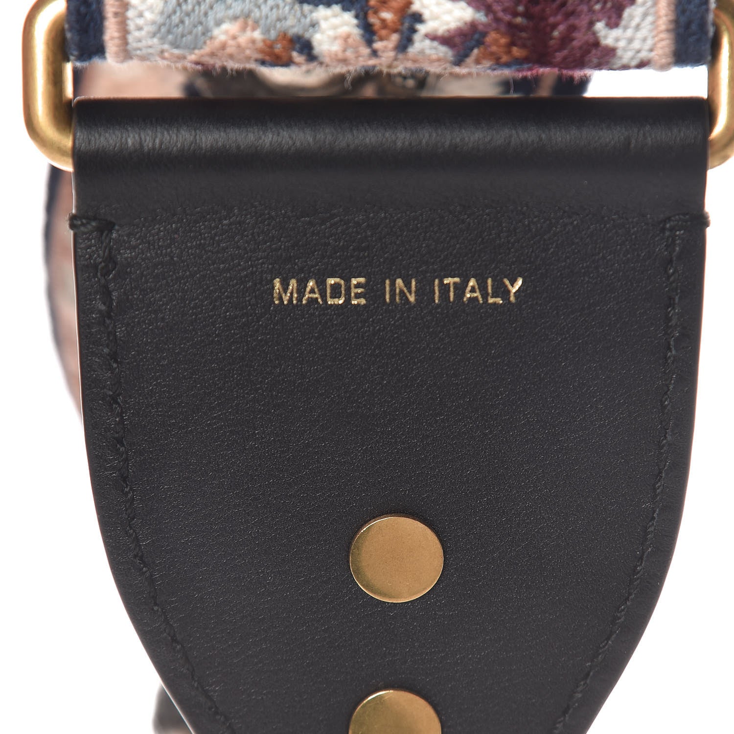 Christian Dior Canvas Embroidered Studded KaleiDiorscopic Shoulder Strap Multicolor 5 of 5