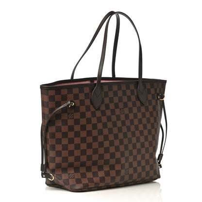 Louis Vuitton Damier Ebene Neo Neverfull MM Rose Ballerine 4 of 12