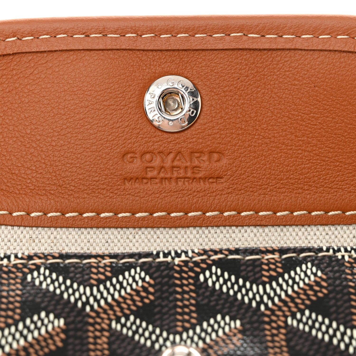 Goyard Goyardine Reversible Mini Anjou Black Gold 11 of 20