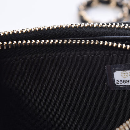Chanel Caviar Quilted CC Filigree Clutch With Chain Black 11 of 14