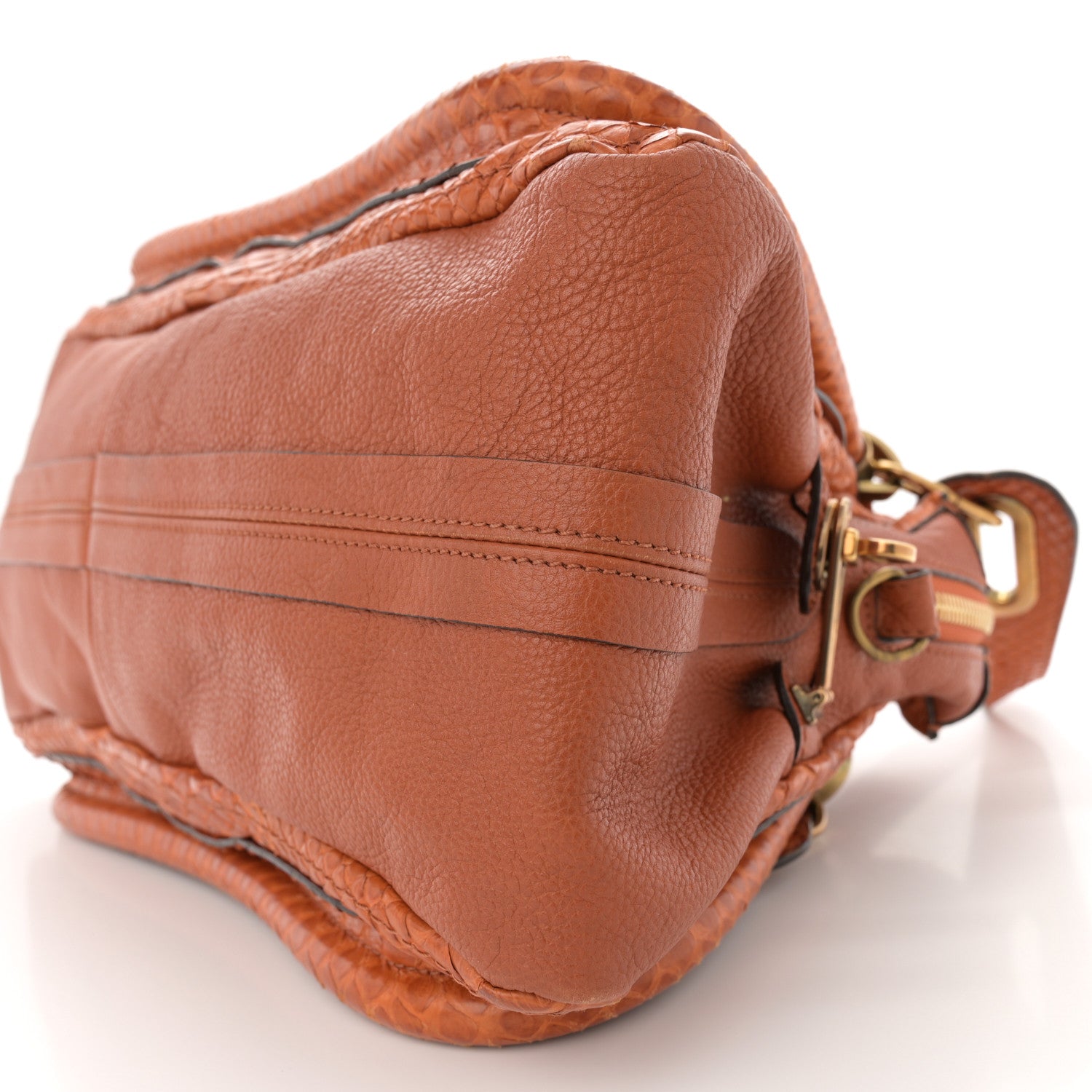 Chloe Snakeskin Medium Paraty Brown 10 of 14