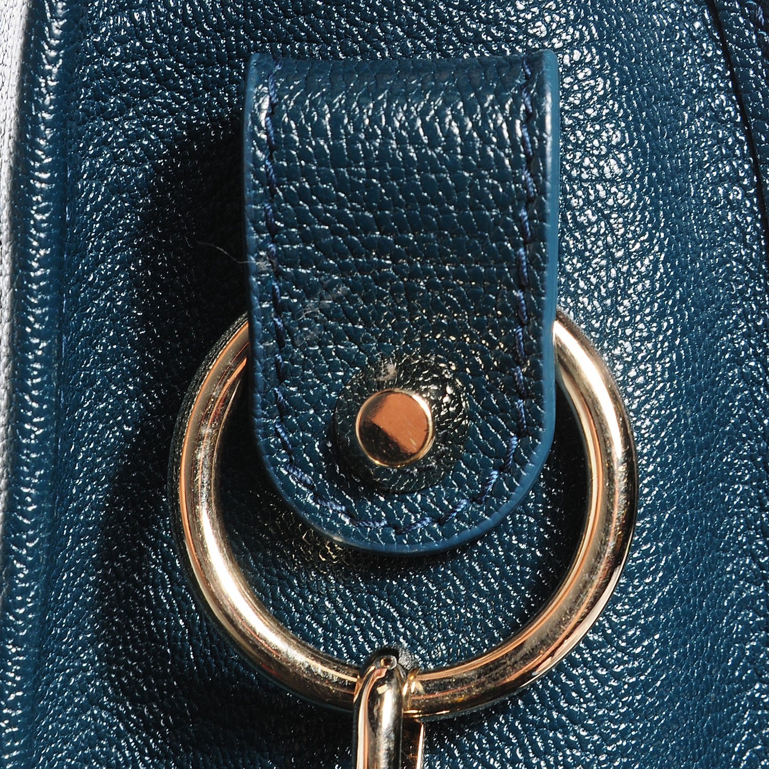 Balenciaga Chevre Gold Metallic Edge Hardware City Bleu Paon 11 of 14