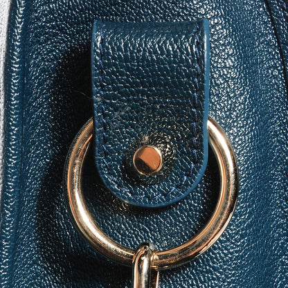 Balenciaga Chevre Gold Metallic Edge Hardware City Bleu Paon 11 of 14