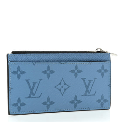 Louis Vuitton Taigarama Coin Card Holder Denim 3 of 6