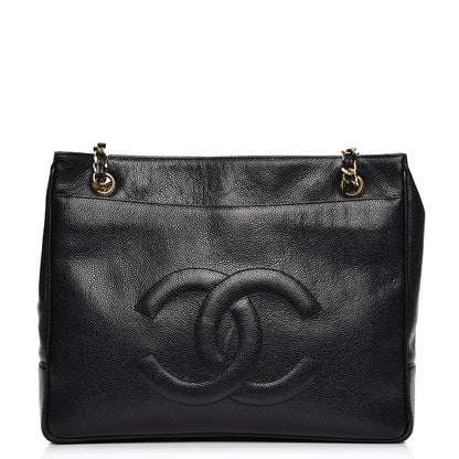 Chanel Caviar CC Shoulder Bag Black 1 of 18