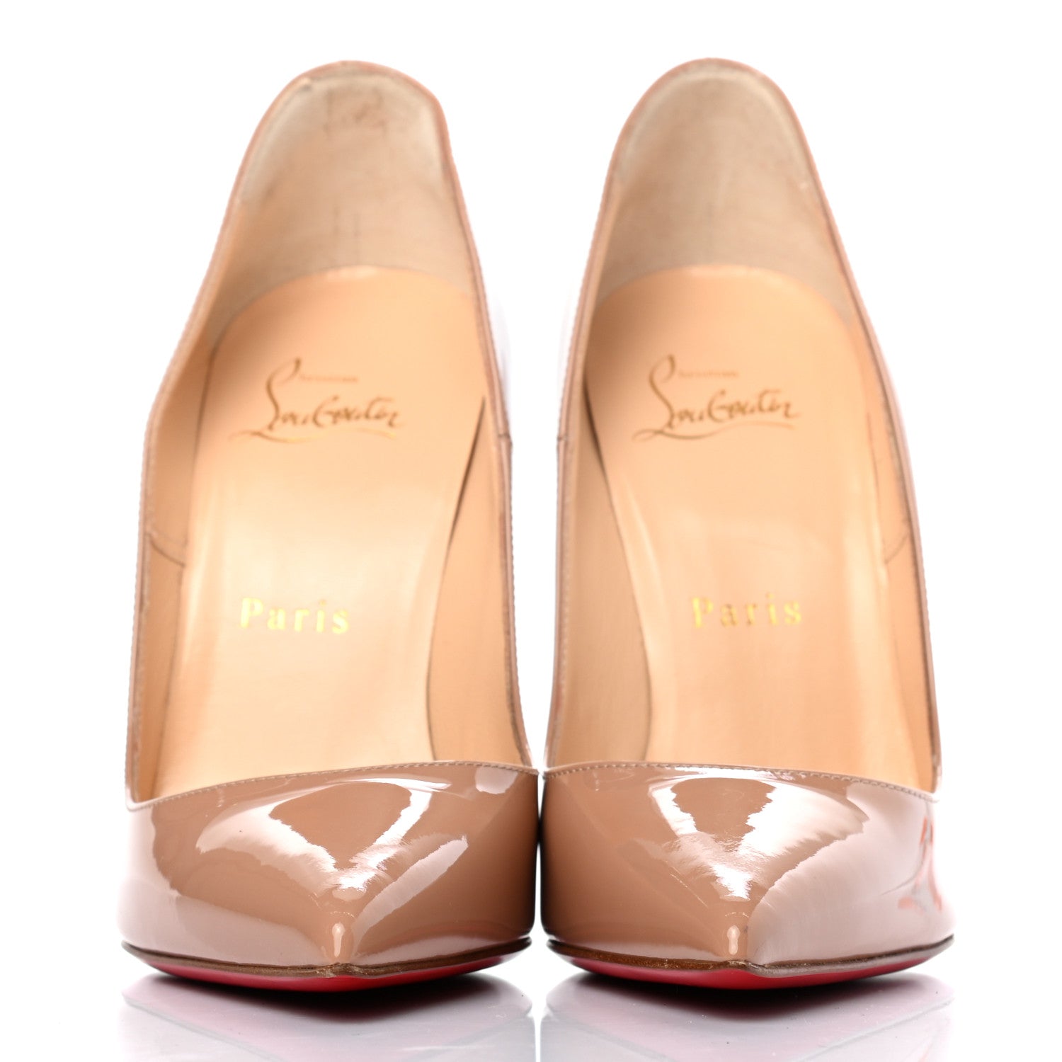 Christian Louboutin Patent So Kate 120 Pumps 36 Nude 2 of 7