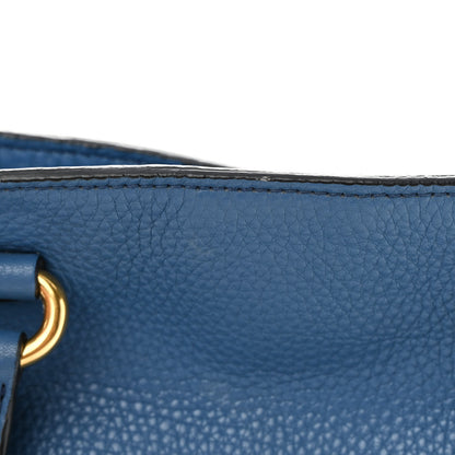 Prada Vitello Daino Shopping Tote Inchiostro 15 of 15