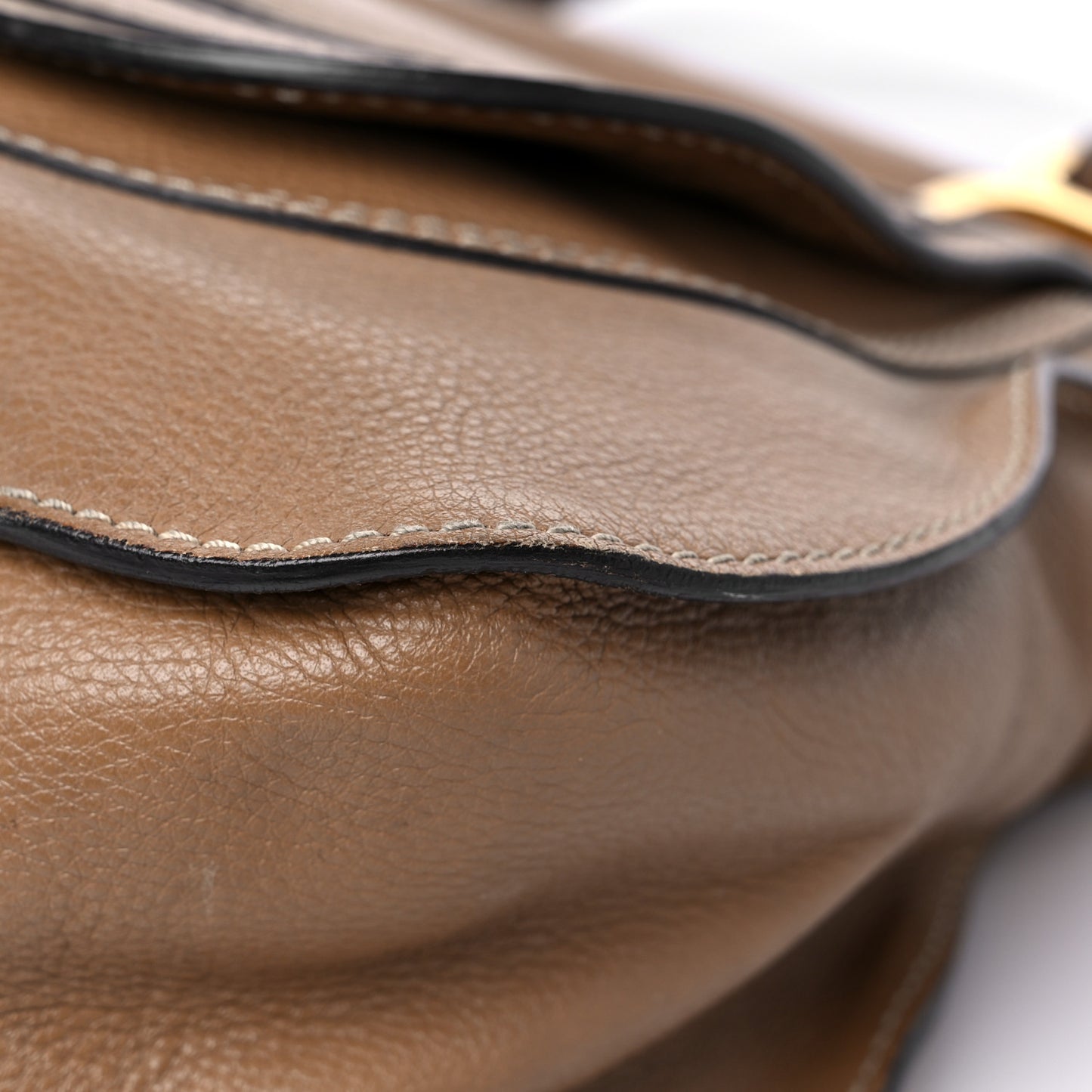 Calfskin Medium Marcie Satchel Nut