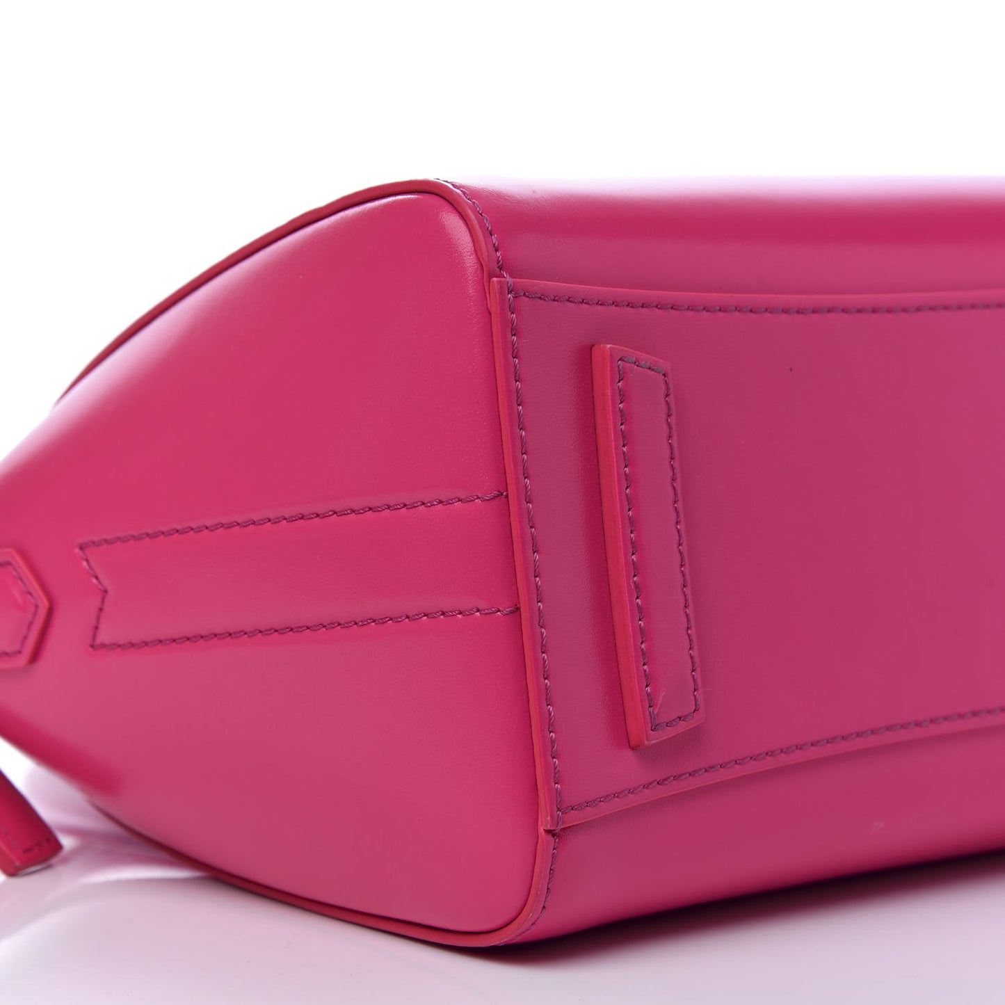 Shiny Lord Calfskin Mini Antigona Shocking Pink