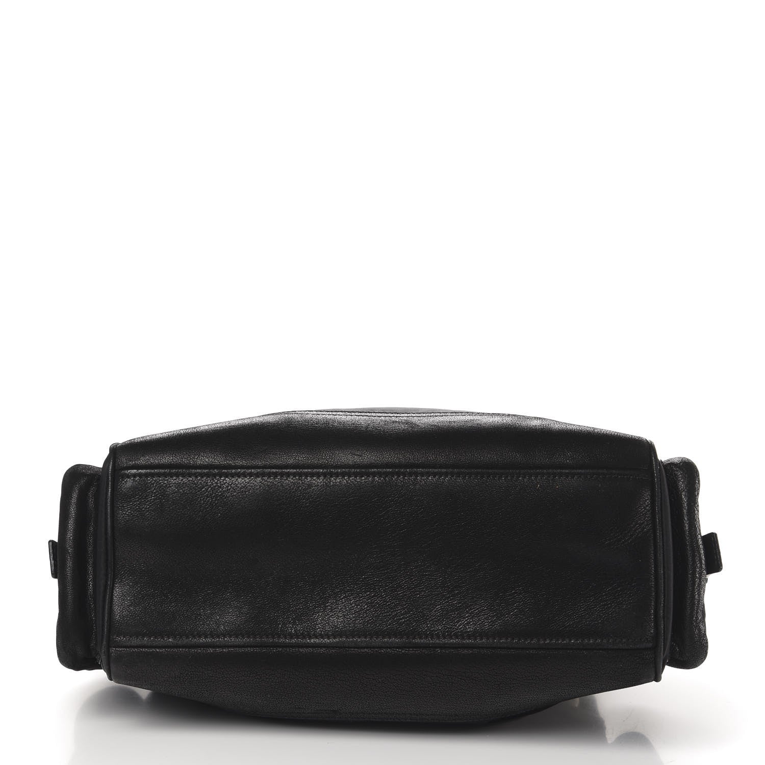 Prada Tessuto Nylon Calfskin Shoulder Bag Black 8 of 9