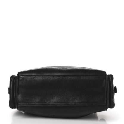 Prada Tessuto Nylon Calfskin Shoulder Bag Black 8 of 9